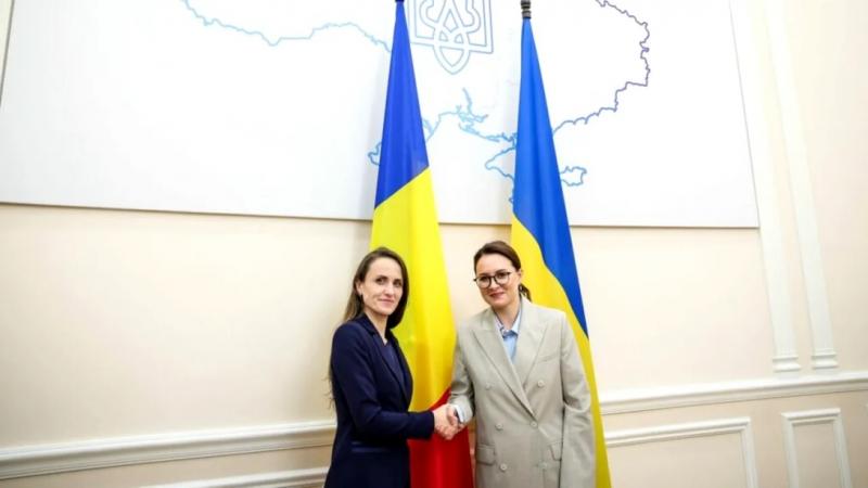 Oana Țoiu külügyminiszter megbeszélést folytatott az ukrán miniszterelnökkel.