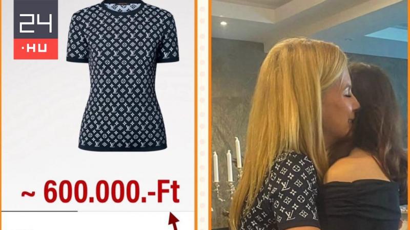 Hadházy legfrissebb posztjában Várkonyi Andrea egy lenyűgöző, 600 ezer forint értékű Louis Vuitton pólóban tűnik fel.